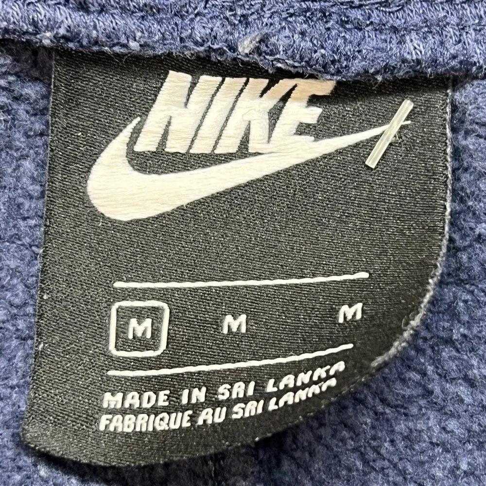 Nike Mens Club Fleece Sweatpants Navy Blue‎ Embroidered Logo Joggers Size M